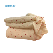 Bộ chăn vải xô nhiều lớp dày dặn ấm áp